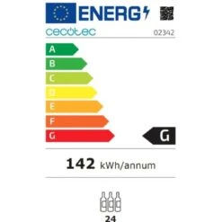Enoteca GrandSommelier 24000 Black Compressor Cecotec -Negozio Di Elettrodomestici 100025936 5