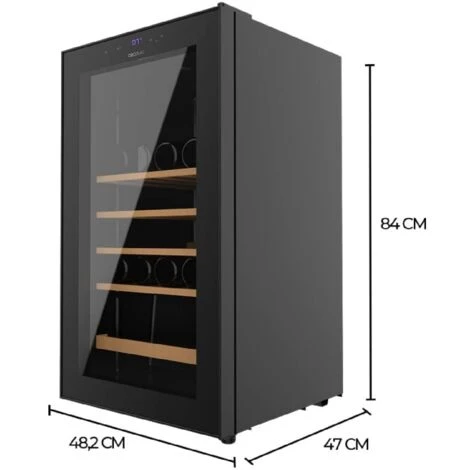 Cantinetta Bolero GrandSommelier 36000 Black Cecotec 4 Cantinetta Bolero GrandSommelier 36000 Black Cecotec - immagine 2