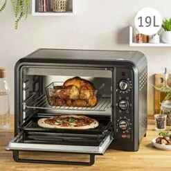 Moulinex OX444810 Optimo Forno Elettrico Ventilato 19 Litri, Potenza 1380 W, Max 240°C, Forno Per Pizza, Carne, Pesce, Dolci, Con 6 Modalità Di Cottura, Timer, 2 Accessori -Negozio Di Elettrodomestici 100643915 4