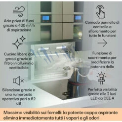 Klarstein Royal Flush Downdraft Cappa Aspirante 430 M³/h 60 Cm -Negozio Di Elettrodomestici 13295971 2