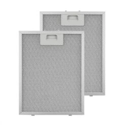 Klarstein Filtro Per Il Grasso In Alluminio 24,4 X 31,3 Cm Filtro Di Ricambio 2 Pezzi