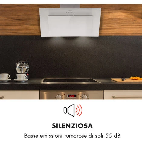 Klarstein Athena - Cappa Aspirante, 60 Cm, Capacità Aspirante: 350 M³/h, LED, Acciaio Inox 4 Klarstein Athena - Cappa Aspirante, 60 Cm, Capacità Aspirante: 350 M³/h, LED, Acciaio Inox - immagine 2