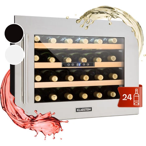 Klarstein Vinsider 24 Built-In Uno Frigorifero Per Vini Da Incasso 24 Bottiglie 57 Litri 3 Klarstein Vinsider 24 Built-In Uno Frigorifero Per Vini Da Incasso 24 Bottiglie 57 Litri