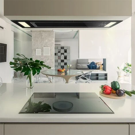 Klarstein Remy Cappa Aspirante Set Di Ricircolo 90 Cm 230W 620m³/h Nero 4 Klarstein Remy Cappa Aspirante Set Di Ricircolo 90 Cm 230W 620m³/h Nero - immagine 2