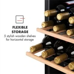 Klarstein Barossa 102 Duo Set Frigo Per Vini 2 Zone 102 Bottiglie Ripiano Per Calici -Negozio Di Elettrodomestici 14192815 4