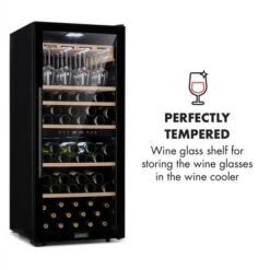 Klarstein Barossa 102 Duo Set Frigo Per Vini 2 Zone 102 Bottiglie Ripiano Per Calici -Negozio Di Elettrodomestici 14192815 5