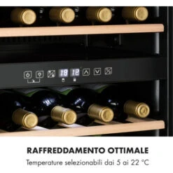 Klarstein Vinamour 29 Duo - Frigorifero Per Vini, 2 Zone, 80 L/29 Bottiglie, 5-22°C, Touch 11 Klarstein Vinamour 29 Duo - Frigorifero Per Vini, 2 Zone, 80 L/29 Bottiglie, 5-22°C, Touch -Negozio Di Elettrodomestici 14458752 5