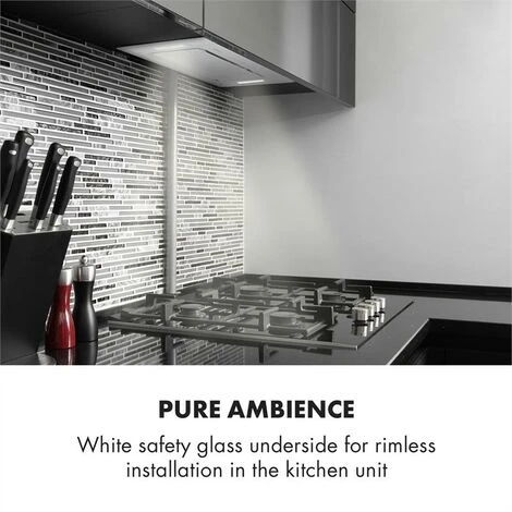 Klarstein Hektor Cappa Aspirante A Incasso 52cm Scarico: 530 M³/h LED Touch Vetro 4 Klarstein Hektor Cappa Aspirante A Incasso 52cm Scarico: 530 M³/h LED Touch Vetro - immagine 2