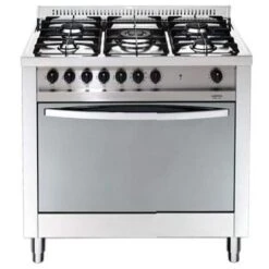 Lofra Cucina A Gas Con Forno Ventilato, 90x60cm, 9 Programmi, 4 Fuochi + Tripla