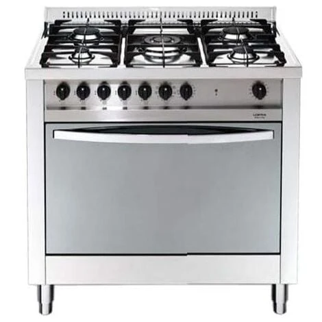 Lofra Cucina A Gas Con Forno Ventilato, 90x60cm, 9 Programmi, 4 Fuochi + Tripla 3 Lofra Cucina A Gas Con Forno Ventilato, 90x60cm, 9 Programmi, 4 Fuochi + Tripla
