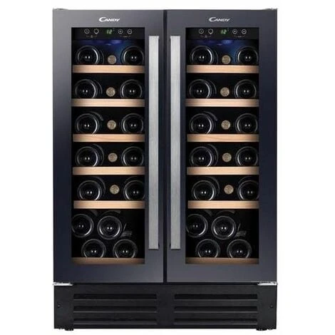 Candy CCVB 60D Vino Cantina Da Incasso 38 Bottiglie Ripiani In Legno 81,3 Cm Nero 3 Candy CCVB 60D Vino Cantina Da Incasso 38 Bottiglie Ripiani In Legno 81,3 Cm Nero