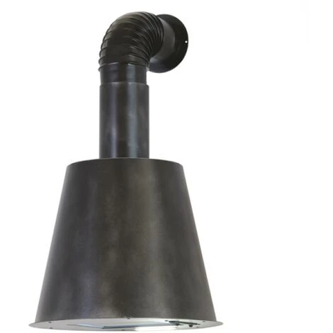 Cappa Aspirante URBAN STYLE In Acciaio Inox Antracite Cm Ø50 4 Cappa Aspirante URBAN STYLE In Acciaio Inox Antracite Cm Ø50 - immagine 2