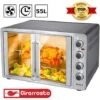 Forno Fornetto Elettrico Ventilato 55 Lt 2200 W Luce Doppia Porta Girarrosto 1 Forno Fornetto Elettrico Ventilato 55 Lt 2200 W Luce Doppia Porta Girarrosto -Negozio Di Elettrodomestici 15920728 1