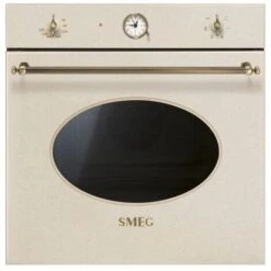 Smeg SF800AVO Forno Elettrico Da Incasso Ventilato Estetica Coloniale Capacita' 70 Litri Classe Energetica A-10% 6 Funzioni 60 Cm Avena -Negozio Di Elettrodomestici 16502681 2