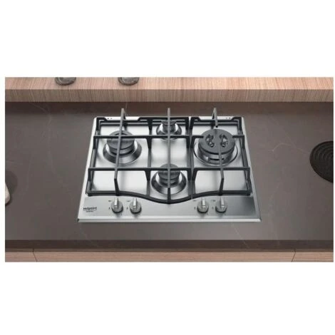 Hotpoint Ariston PCN 641 TIX Piano Cottura A Gas 4 Fuochi Griglie In Ghisa Bruciatore Tripla Corona 60 Cm Acciaio Inox 6 Hotpoint Ariston PCN 641 TIX Piano Cottura A Gas 4 Fuochi Griglie In Ghisa Bruciatore Tripla Corona 60 Cm Acciaio Inox - immagine 4