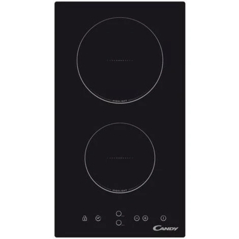Candy CDH 30 Piano Cottura 2 Zone 9 Livelli Di Potenza 29 Cm Nero 4 Candy CDH 30 Piano Cottura 2 Zone 9 Livelli Di Potenza 29 Cm Nero - immagine 2