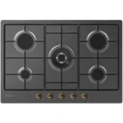 Candy CHW74WGTGH Piano Cottura A Gas 5 Zone 75 Cm Grigio