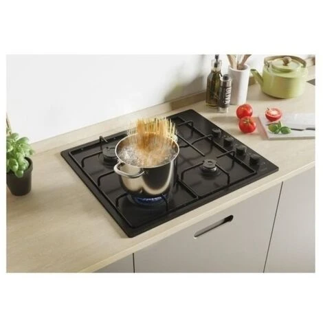 Candy CHW6LBB Piano Cottura A Gas 4 Zone 60 Cm Nero 4 Candy CHW6LBB Piano Cottura A Gas 4 Zone 60 Cm Nero - immagine 2
