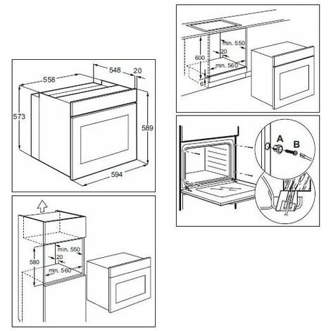 Electrolux FR53X Forno Elettrico Multifunzione Da Incasso Capacita' 70 Litri Classe Energetica A 60 Cm Funzione Pizza Acciaio Inox Antimpronta 5 Electrolux FR53X Forno Elettrico Multifunzione Da Incasso Capacita' 70 Litri Classe Energetica A 60 Cm Funzione Pizza Acciaio Inox Antimpronta - immagine 3