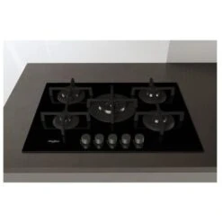 Whirlpool GOA 7523/NB Piano Cottura A Gas 5 Zone Griglie In Ghisa 73 Cm Nero -Negozio Di Elettrodomestici 16570744 2
