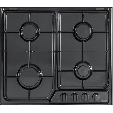 DeLonghi YNF 46 ASV Piano Cottura A Gas 4 Zone Griglie In Piattina Smaltata 58 Cm Nero 4 DeLonghi YNF 46 ASV Piano Cottura A Gas 4 Zone Griglie In Piattina Smaltata 58 Cm Nero - immagine 2
