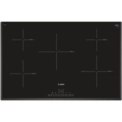 Bosch PIV851FC5E Serie 6 Piano Cottura A Induzione In Vetroceramica 5 Zone DirectSelect PerfectFry PowerBoost 80 Cm Nero