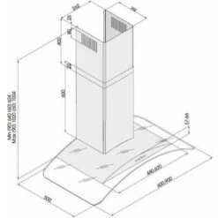 Silverline 3159.9 Cappa A Parete Aspirante Classe Energetica C 3 Velocità Portata 560 Mⁿ/h Inox E Vetro Temperato 90cm 7 Silverline 3159.9 Cappa A Parete Aspirante Classe Energetica C 3 Velocità Portata 560 Mⁿ/h Inox E Vetro Temperato 90cm -Negozio Di Elettrodomestici 17687632 3