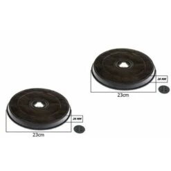 N.2 FILTRI CAPPA CARBONI ATTIVI FABER 152 FILTRANTE ACCFAB-FIL DIAM 23 CM F 38 5 N.2 FILTRI CAPPA CARBONI ATTIVI FABER 152 FILTRANTE ACCFAB-FIL DIAM 23 CM F 38 -Negozio Di Elettrodomestici 18219968 2