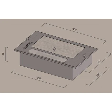 Cappa Gruppo Aspirante INOX Da 40cm 1 Motore Ed 1 Filtro Cappa Alluminio 4 Cappa Gruppo Aspirante INOX Da 40cm 1 Motore Ed 1 Filtro Cappa Alluminio - immagine 2