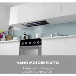 Klarstein High Line Cappa A Soffitto 77cm 410 M3/h 75W 3 Livelli Telecomando Nero 11 Klarstein High Line Cappa A Soffitto 77cm 410 M3/h 75W 3 Livelli Telecomando Nero -Negozio Di Elettrodomestici 22853874 5