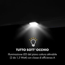 Klarstein Laurel 90 Cappa Aspirante 90cm Aria Di Scarico: 350 M³/h LED Touch Nero -Negozio Di Elettrodomestici 22854061 5