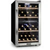 Klarstein Vinamour 45D Frigorifero Per Vini 2 Zone 118 L/45 Bottiglie 5-18 °C Inox