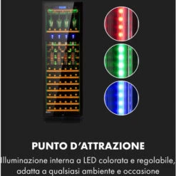 Klarstein First Class 129 Cantinetta Frigo Per Vino Dispenser 129 Bottiglie 5-22°C Nero -Negozio Di Elettrodomestici 22854570 4
