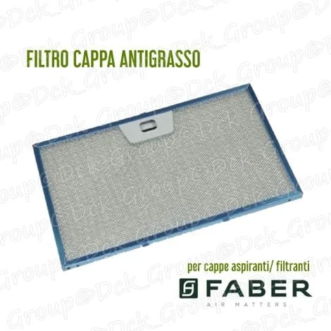 Filtro Cappa Alluminio Metallico Antigrasso Mm 325 X 189 X 8 Faber 4268962 INCA SMART PLUS 3 Filtro Cappa Alluminio Metallico Antigrasso Mm 325 X 189 X 8 Faber 4268962 INCA SMART PLUS