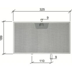 Filtro Cappa Alluminio Metallico Antigrasso Mm 325 X 189 X 8 Faber 4268962 INCA SMART PLUS 5 Filtro Cappa Alluminio Metallico Antigrasso Mm 325 X 189 X 8 Faber 4268962 INCA SMART PLUS -Negozio Di Elettrodomestici 24635909 2
