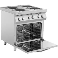 Cucina Elettrica Piano Cottura Elettrico + Forno A Convezione 13.400 W 4 Piastre -Negozio Di Elettrodomestici 25980606 4
