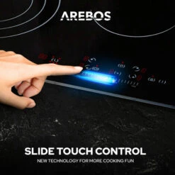 AREBOS Fornello In Vetroceramica Piastre Autosufficiente 8600 W 5 Fuochi -Negozio Di Elettrodomestici 26705806 5