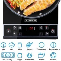 Piastre Ad Induzione 2000W Piano Cottura Induzione Funzione Mantenimento A Caldo Timer Con 6 Programmi -Negozio Di Elettrodomestici 27194610 3