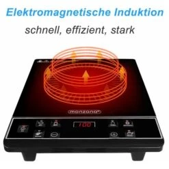 Piastre Ad Induzione 2000W Piano Cottura Induzione Funzione Mantenimento A Caldo Timer Con 6 Programmi -Negozio Di Elettrodomestici 27194610 4