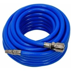 TUBO ARIA COMPRESSA FLESSIBILE PER COMPRESSORE 18 MT RACCORDO RAPIDO 1/4″