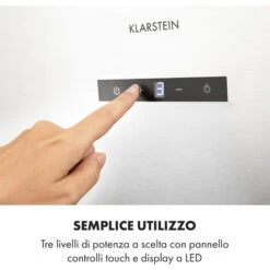 Klarstein Silver Lining 90, Cappa Aspirante, 90 Cm, 568m³/h , EEK A, Acciaio Inox -Negozio Di Elettrodomestici 27421853 5