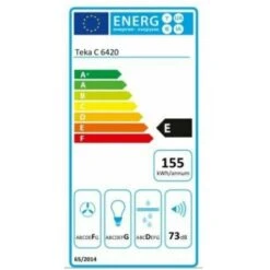 Cappa Classica Teka C6420BK 60 Cm 375 M3/h 73 DB 316W 5 Cappa Classica Teka C6420BK 60 Cm 375 M3/h 73 DB 316W -Negozio Di Elettrodomestici 27868524 2