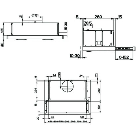 Cappa A Cassetto 60cm 420 M³/h In Acciaio Inox - 487702 - Franke 5 Cappa A Cassetto 60cm 420 M³/h In Acciaio Inox - 487702 - Franke - immagine 3