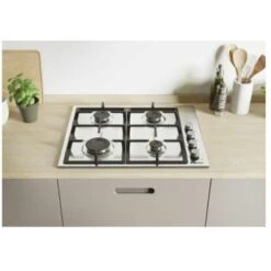 Candy CHG6LX Piano Cottura A Gas Su Metallo 4 Zone Manopola Inox Lateral Inox Griglie In Ghisa 60 Cm 4 Livelli Di Potenza Inox/Lamiera -Negozio Di Elettrodomestici 35008214 3