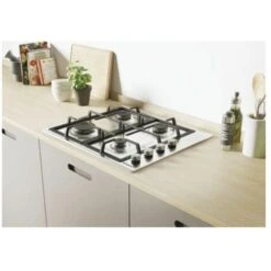 Candy CHG6LX Piano Cottura A Gas Su Metallo 4 Zone Manopola Inox Lateral Inox Griglie In Ghisa 60 Cm 4 Livelli Di Potenza Inox/Lamiera -Negozio Di Elettrodomestici 35008214 4