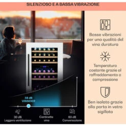 Klarstein Vinsider 41D Built-In Duo Quartz Edition Frigorifero Per Vini Da Incasso -Negozio Di Elettrodomestici 36872212 4