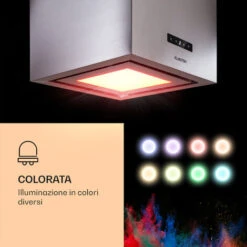 Klarstein Kronleuchter Smart, Cappa A Isola, Controllo Con App, Pannello LED, 595m³/h 10 Klarstein Kronleuchter Smart, Cappa A Isola, Controllo Con App, Pannello LED, 595m³/h -Negozio Di Elettrodomestici 39490889 4