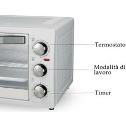 Forno Elettrico 1300W 20L Temperatura Regolabile 230 Inclusi Vassoio Griglia -Negozio Di Elettrodomestici 39508112 3