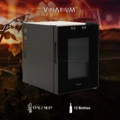 Cantinetta Frigo Per Vino 12 Bottiglie Singola Zona LED Bacchus XII -Negozio Di Elettrodomestici 39837429 4