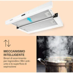 Klarstein Mariana Neo 60, Cappa A Schermo Piatto, 60 Cm, Scarico, LED, 640 M³/h -Negozio Di Elettrodomestici 42753522 5